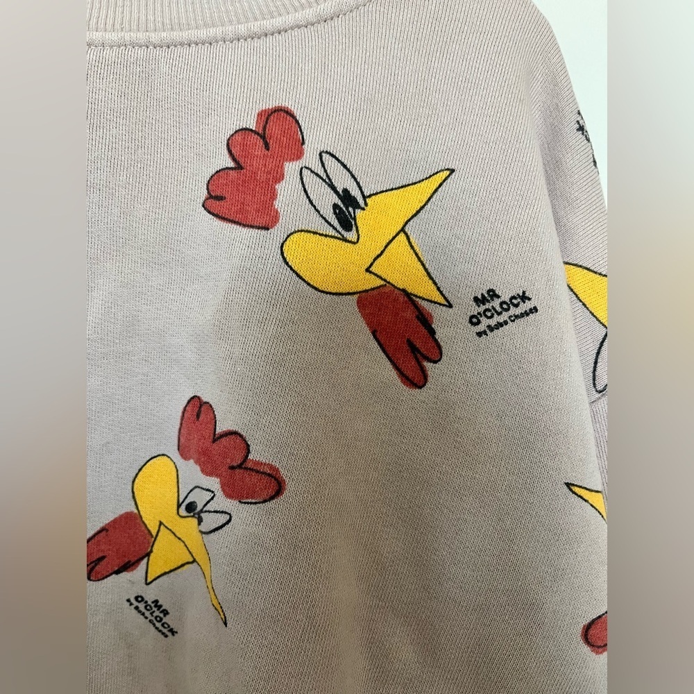 Bobo Choses Mr O’Clock all Over Sweatshirt Brown - Picture 10 of 12